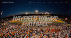 Desktop Screenshot of hayfieldfootball.com